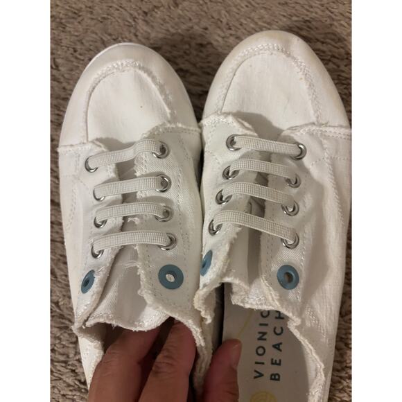 Vionic Beach Breeze Backless white Sneakers sz 8 - Picture 7 of 9